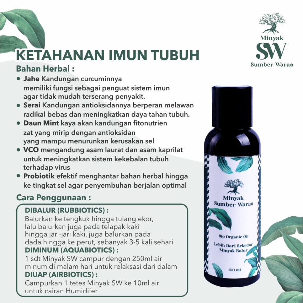 Minyak SW Sumber Waras, Penolong Pertama Nyeri Punggung