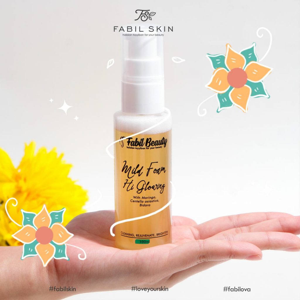 skincare vegan mild foam high glowing