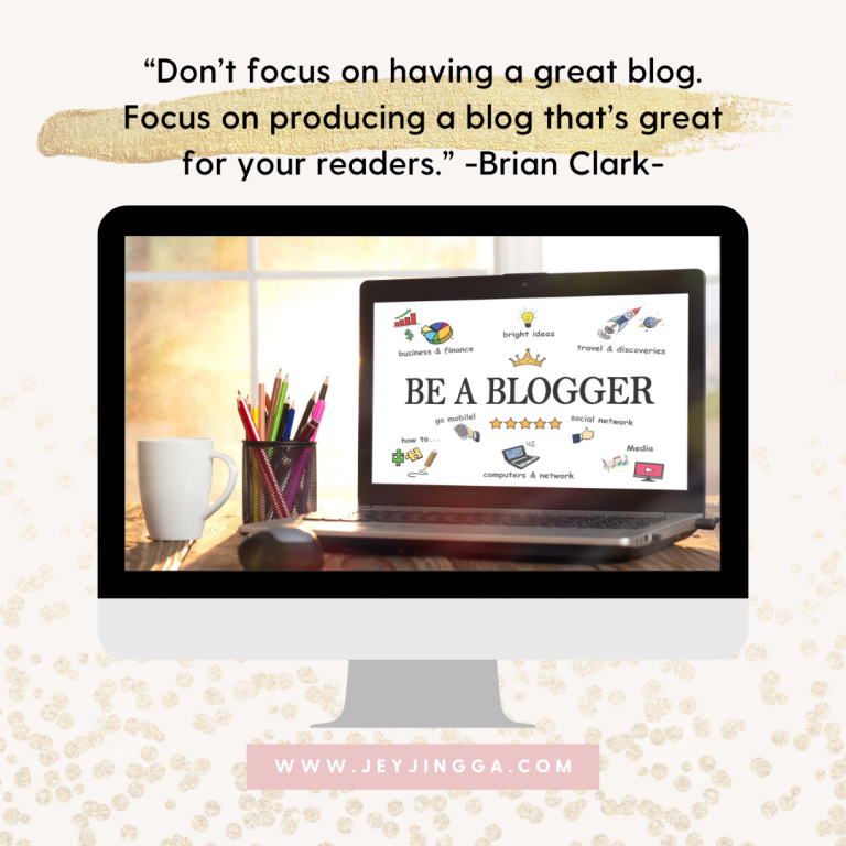 be a good blogger