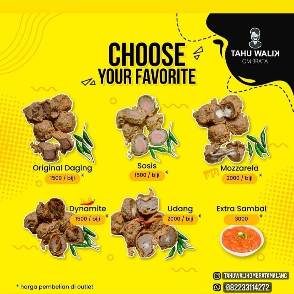 varian tahu walik om brata