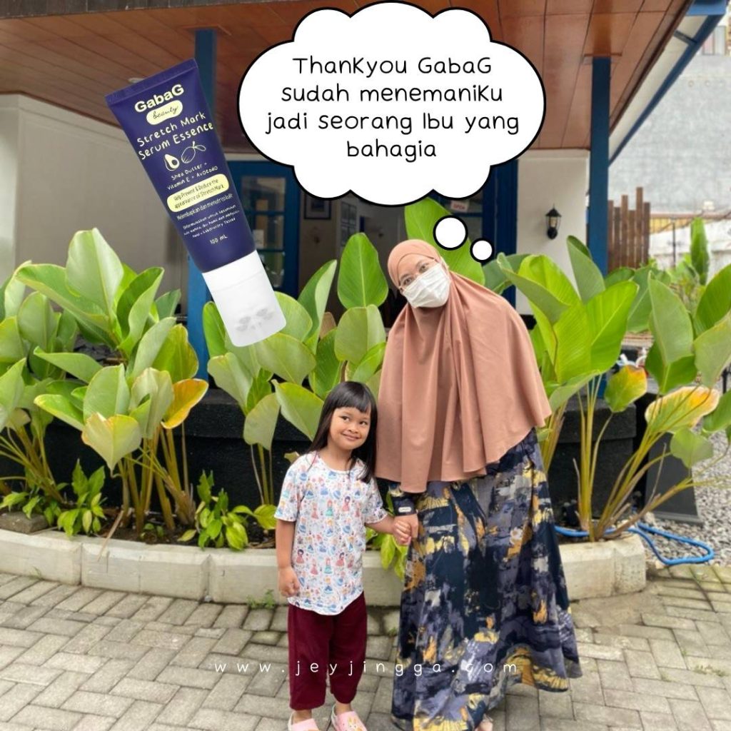 Jadi Ibu yang Bahagia bersama Stretch Mark Serum GabaG