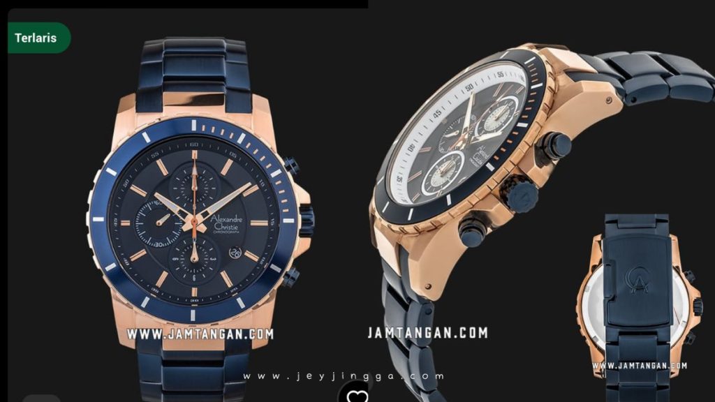 ciri-ciri jam tangan Alexandre Christie original