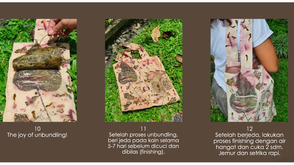 membuat ecoprinting totebag