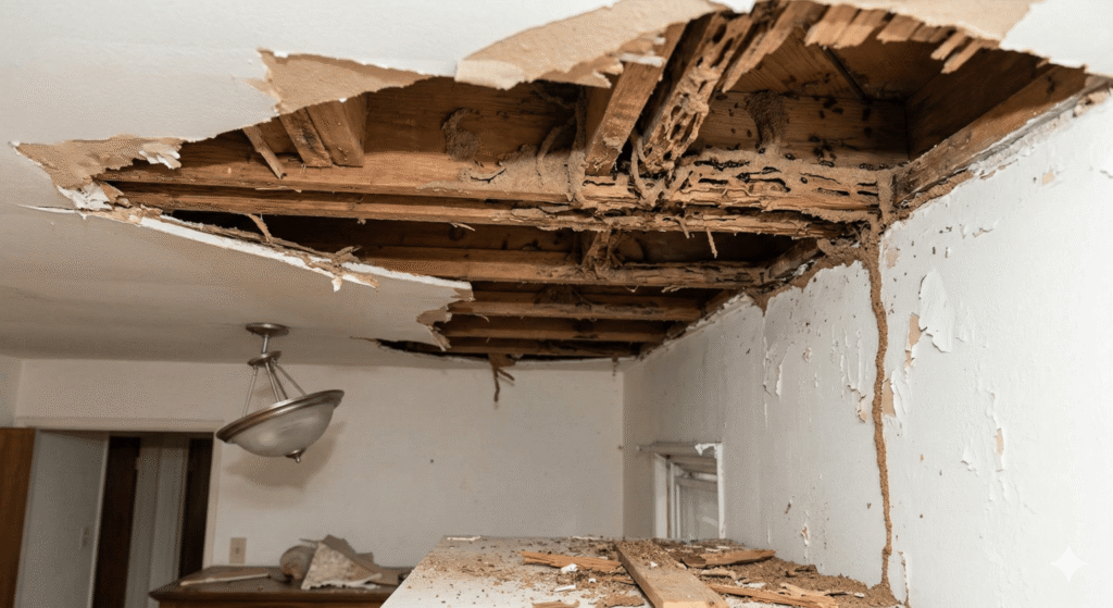 mengapa rayap merusak