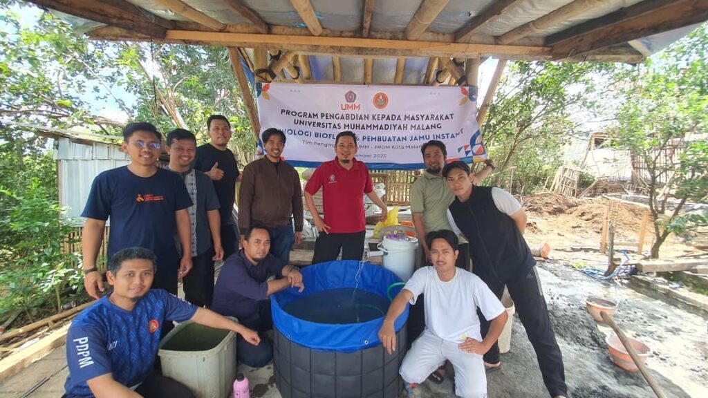 kolam bioflok UMM